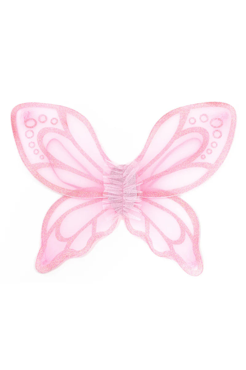 Pink Sequins Butterfly Dress & Wings (5-7 Years)