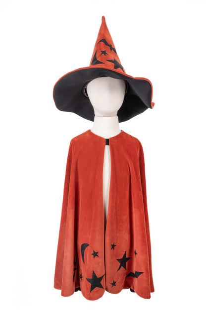 Autumn Embers Wizard Cape and Hat (4-6)