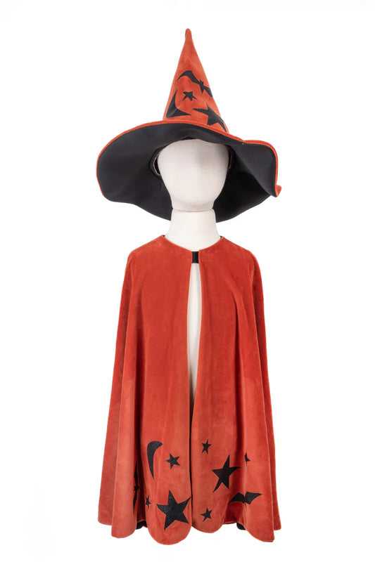 Autumn Embers Wizard Cape and Hat (4-6)