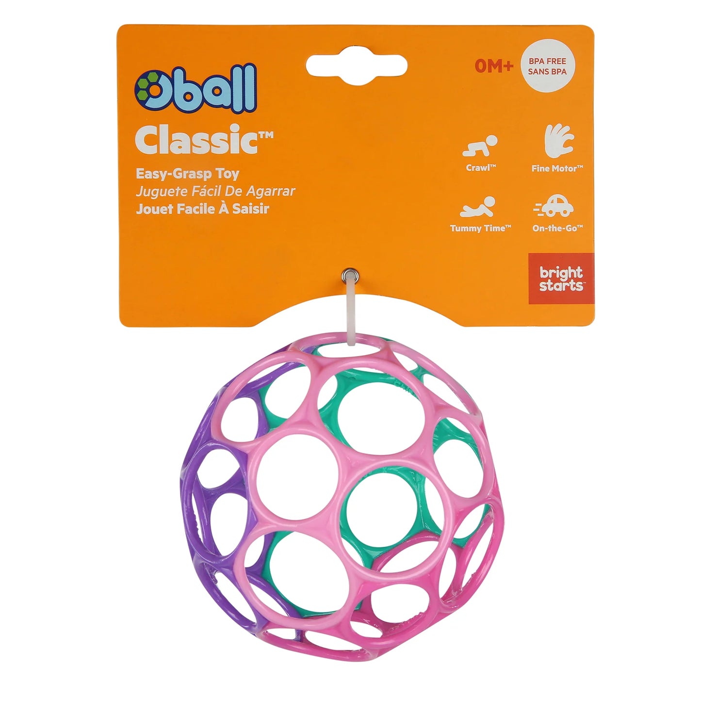 4" Oball - Pink/Purple