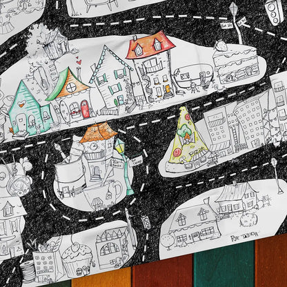 Giant Colouring page - The City