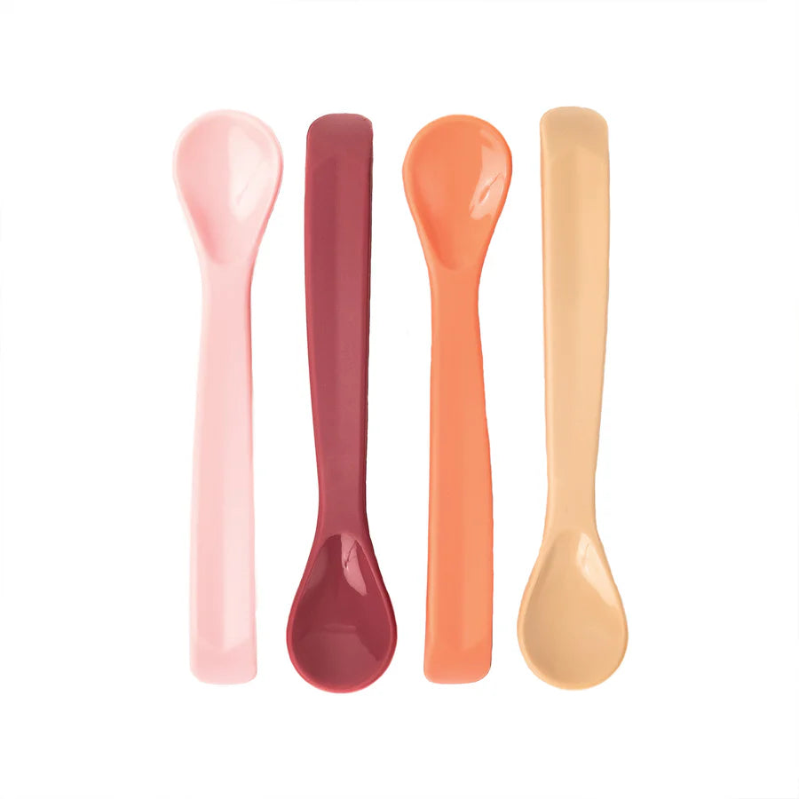 Silicone Spoon 4PK - Pink Red Orange