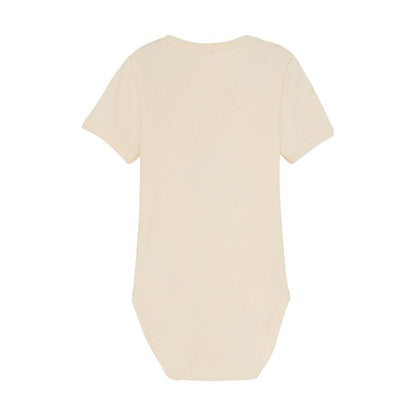Cream Ribbed Bodysuit