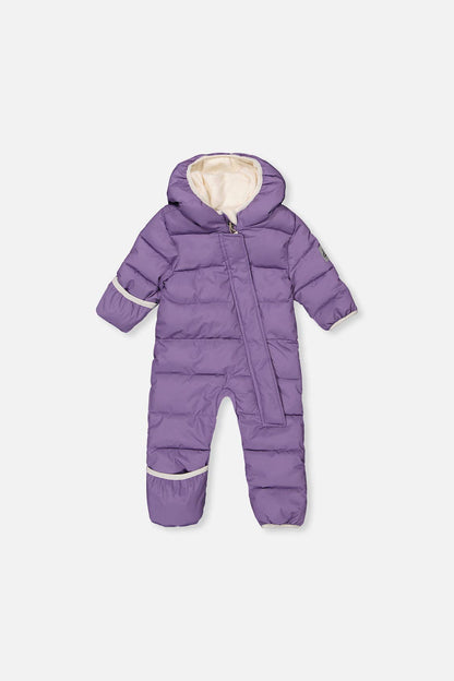 Baby Cloud One Piece Snowsuit Adapted For Car Seats Violet