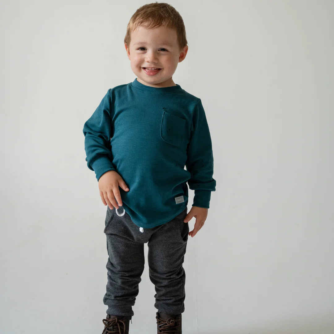 Long Sleeve Short - Teal