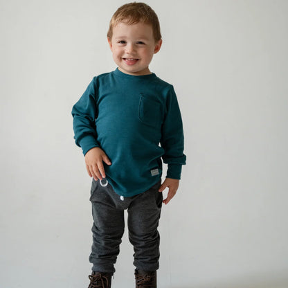 Long Sleeve Short - Teal