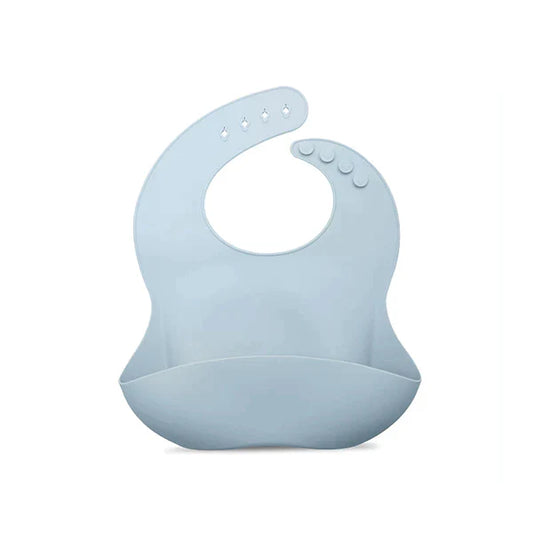 Silicone Bib - Lily Blue