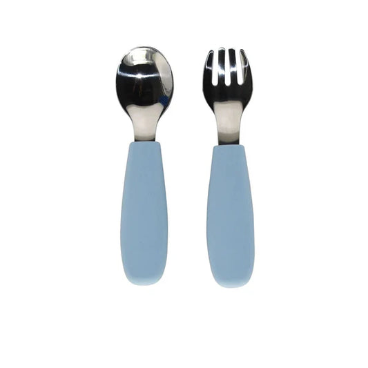 Toddler Cutlery Set - Lily Blue