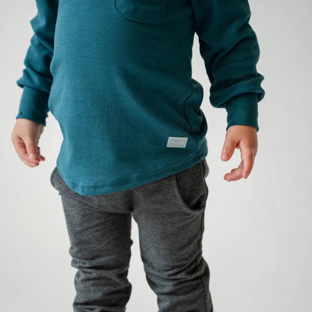 Long Sleeve Short - Teal