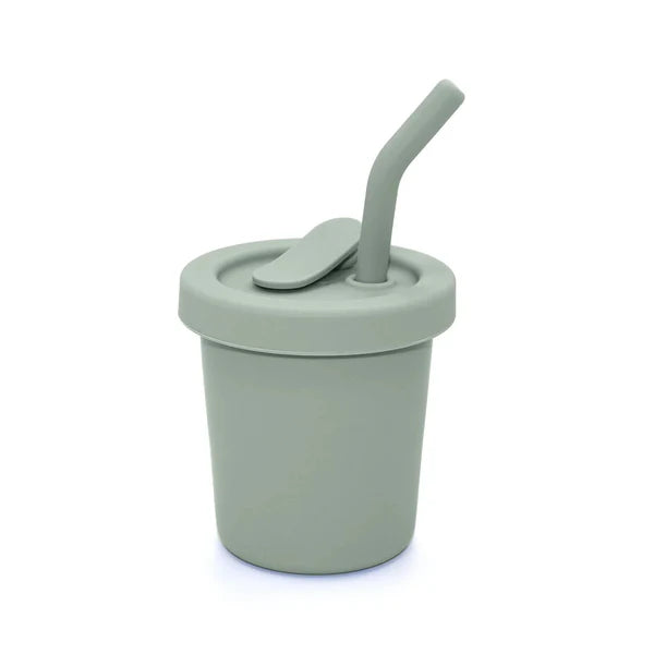 Silicone 6oz Straw Cup - Leaf