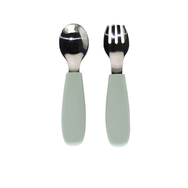 Toddler Cutlery Set - Leaf