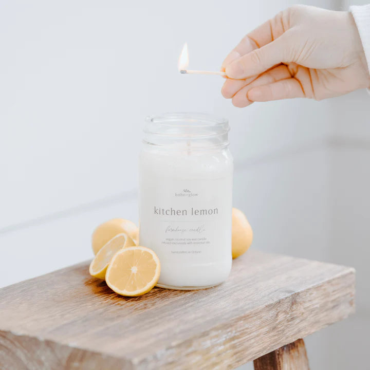 kitchen lemon // farmhouse candle