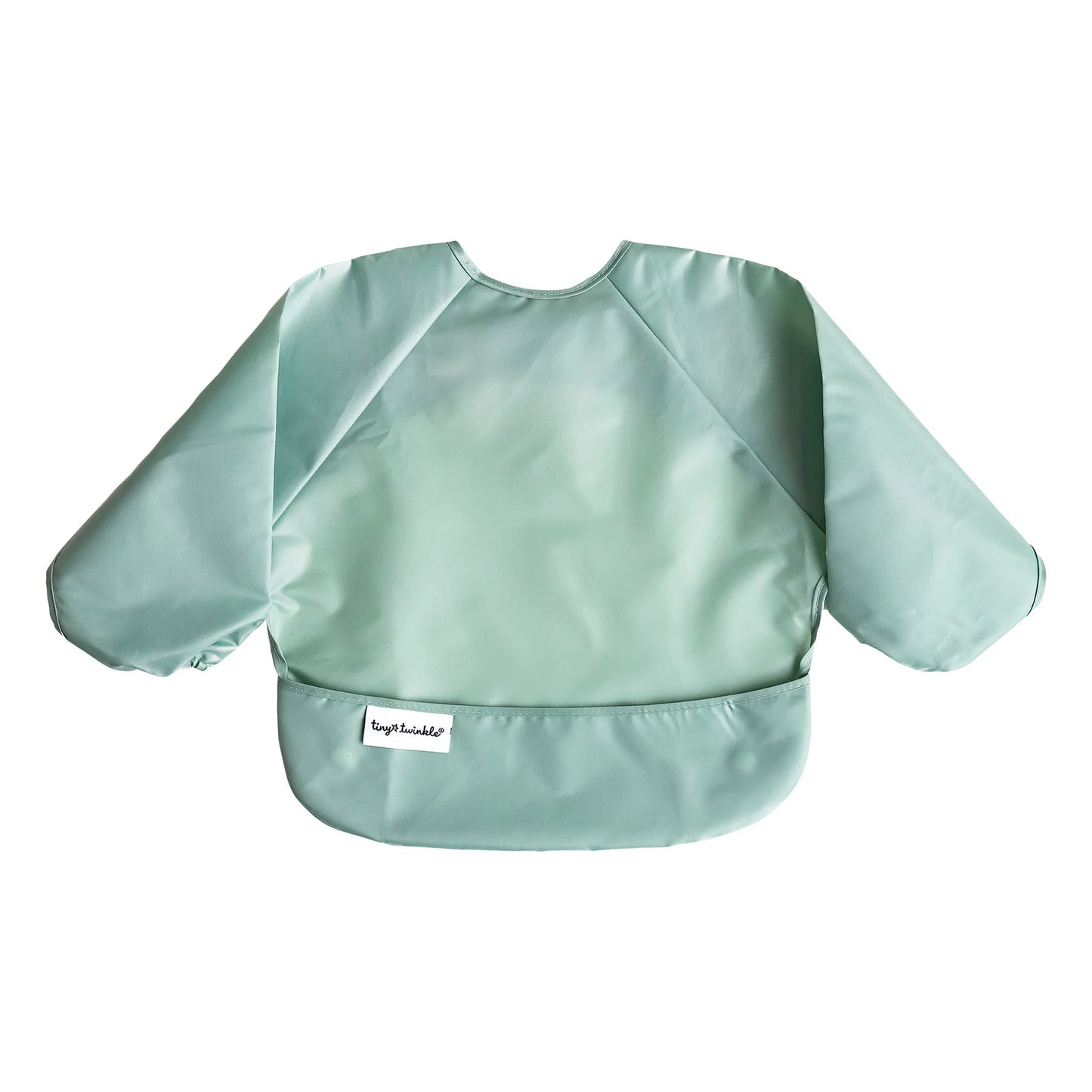 Full Sleeve Bib 2 Pack - Sage & Charcoal (6-24 Months)