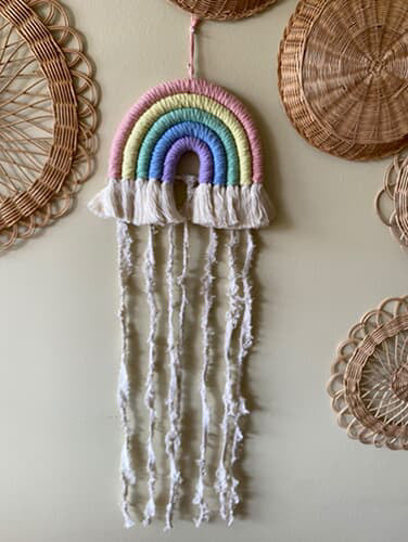 Rainbow Hair Clip Holder