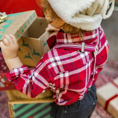 Red Plaid Button Up Flannel