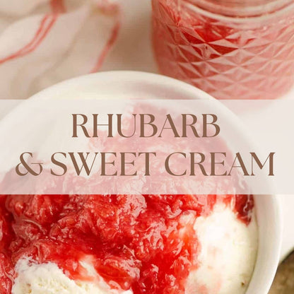 Rhubarb & Sweet Cream