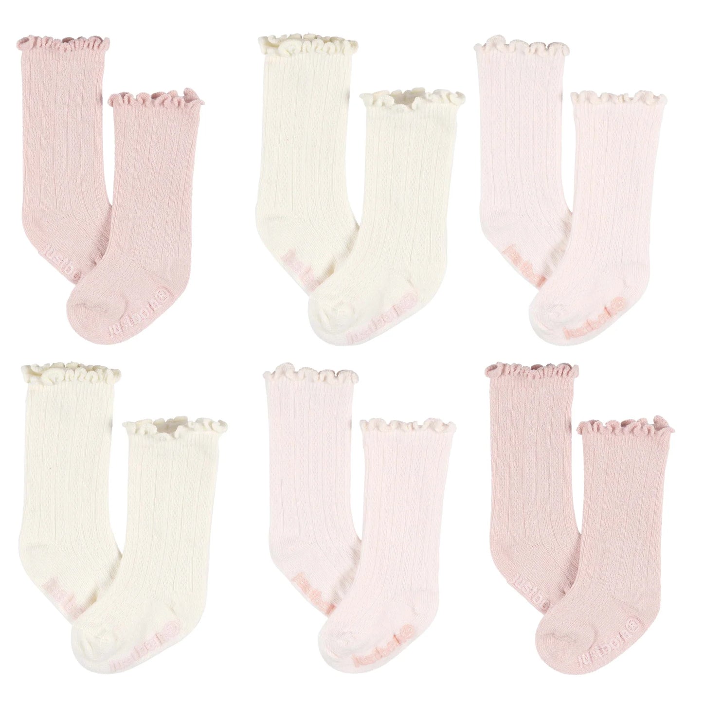 Neutral 6-Pack Socks - Pink