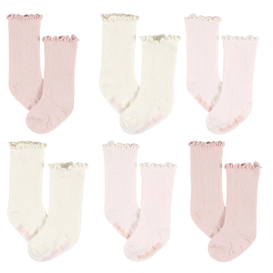 Neutral 6-Pack Socks - Pink