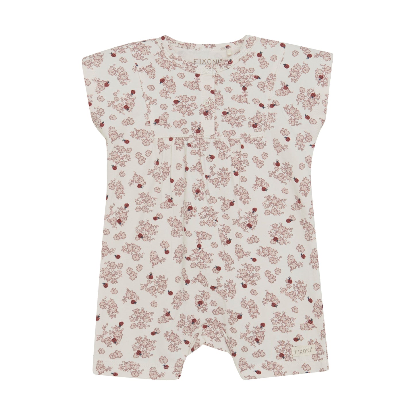 Flowers & Ladybug Romper