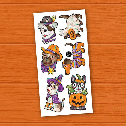 Costumed Dogs Tattoos