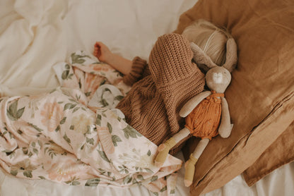 Pink Flowers Blanket