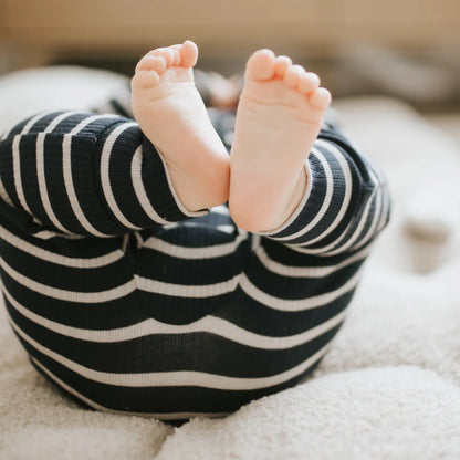 Indigo Striped Modal Rib Sleeper
