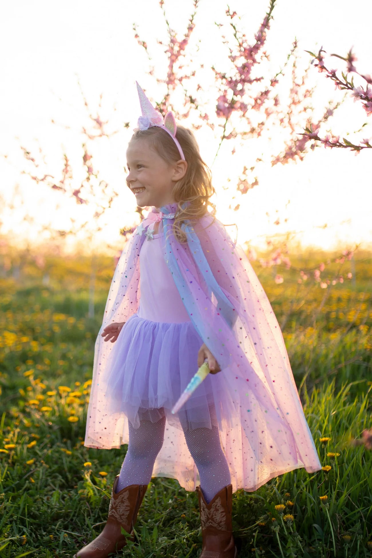 Rainbow Unicorn Cape & Headband