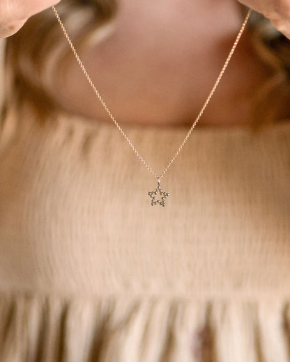 CZ Star Charm Necklace