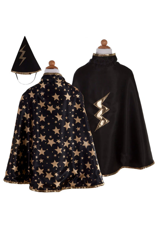 Reversible Wizard Cape and Hat (4-6)