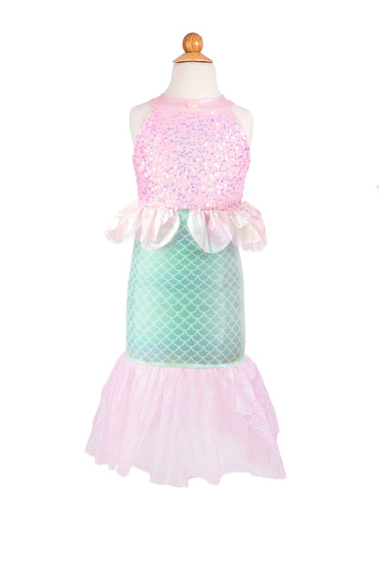 Misty Mermaid Dress Pink/Blue