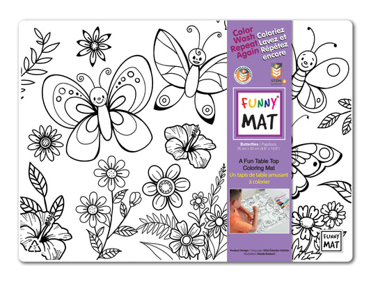 Butterfly Colouring Mat *Compact Size*