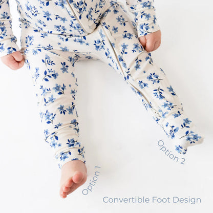 Bluebell- Footless Sleeper with Fold-Over Cuffs