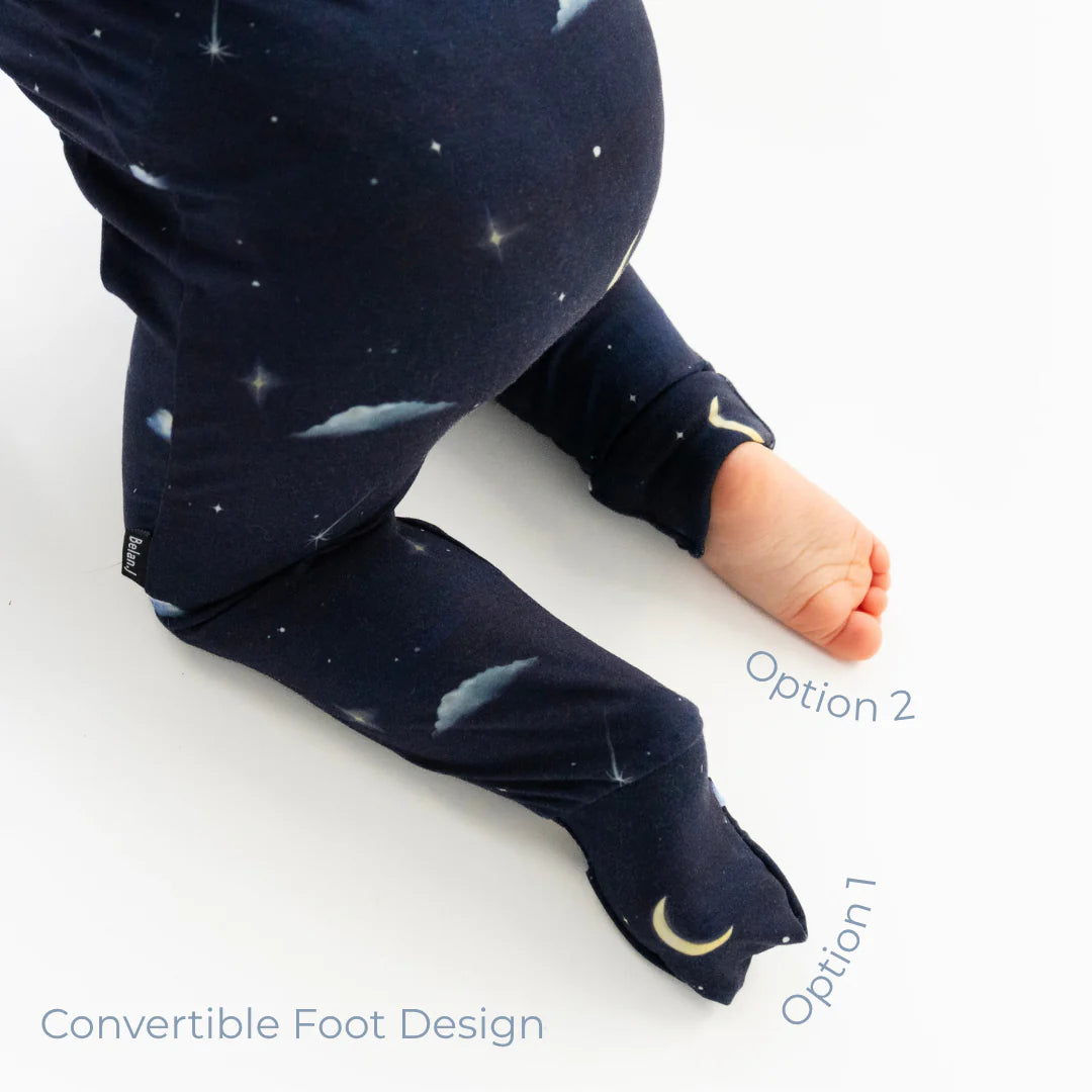 Sweet Dreams- Footless Sleeper with Fold-Over Cuffs