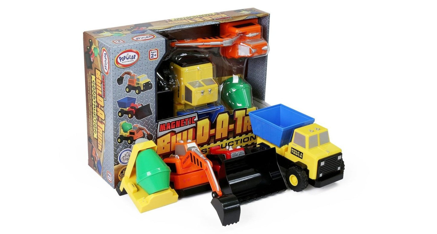 Magnetic Build-A-Truck - Construction