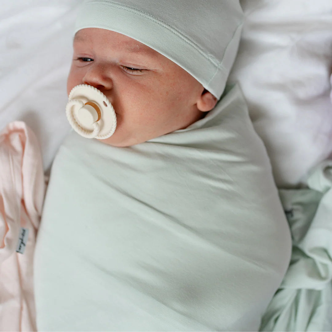 Mint Bamboo Stretch Swaddles