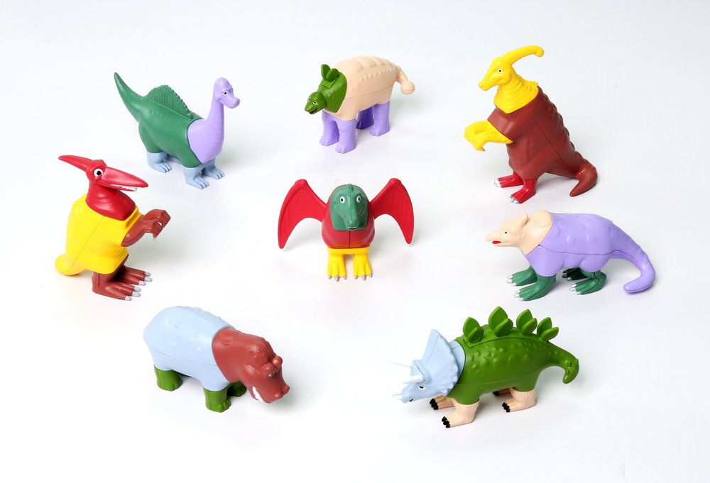 MINI Magnetic Mix or Match Dinosaurs Deluxe