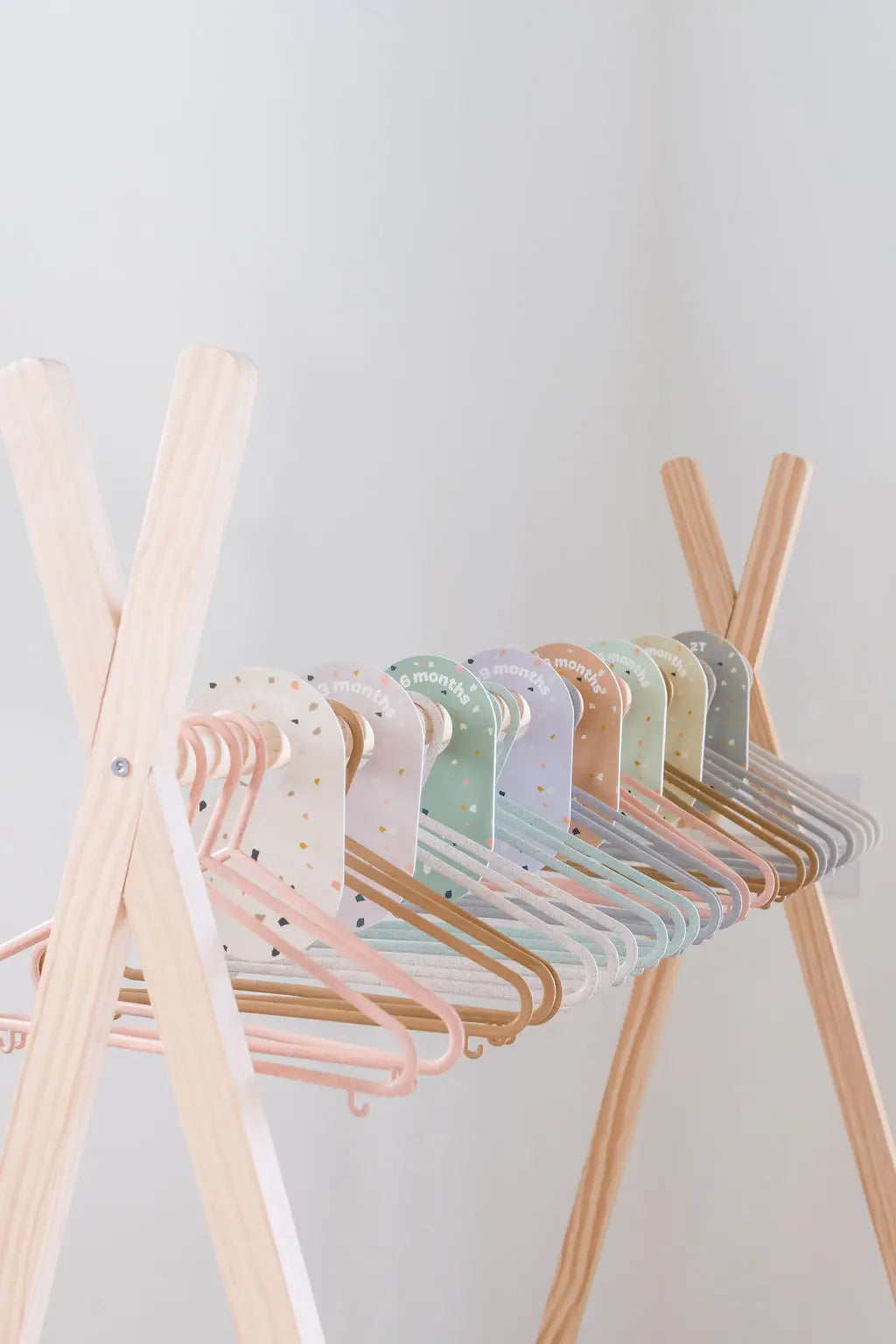 Wheat Straw Hangers - Speckled Pink