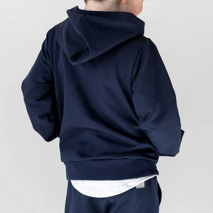 Navy Zip Up Hoodie