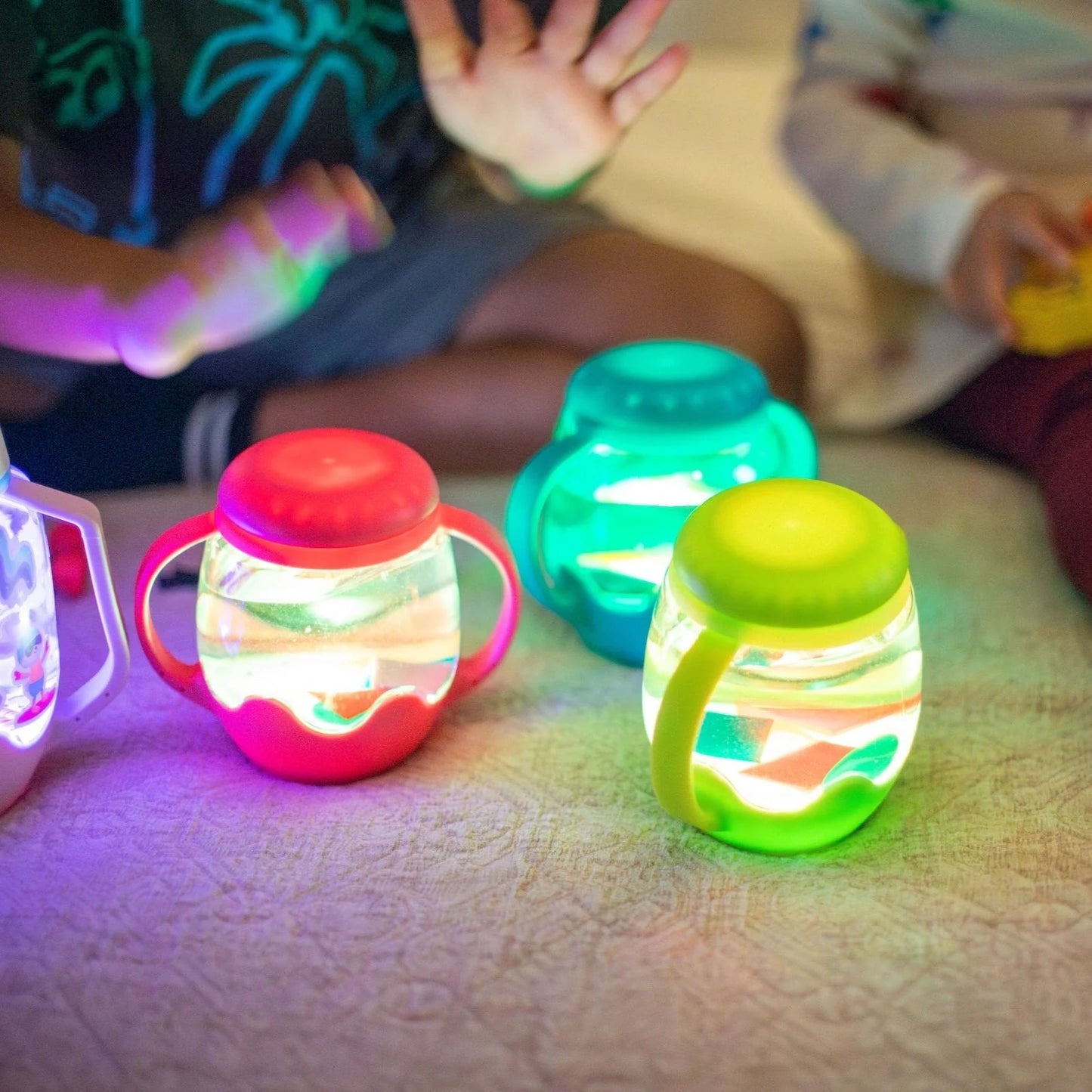Mini Sensory Play Jar - Blue Lagoon