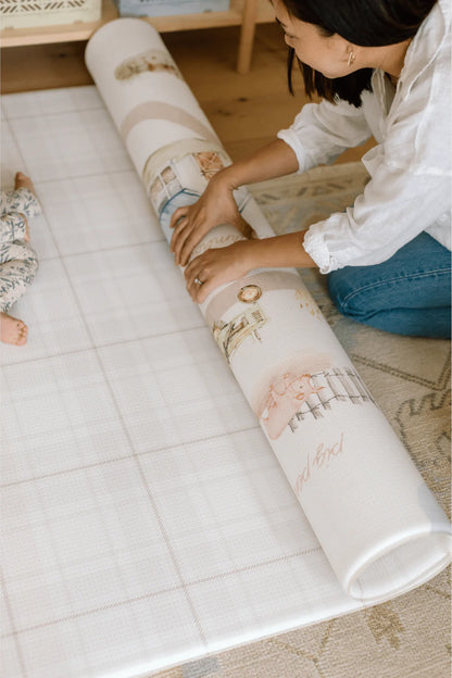 Padded Play Mat - On The Farm & Plaid