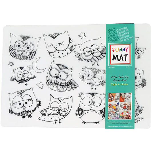Owls Colouring Mat