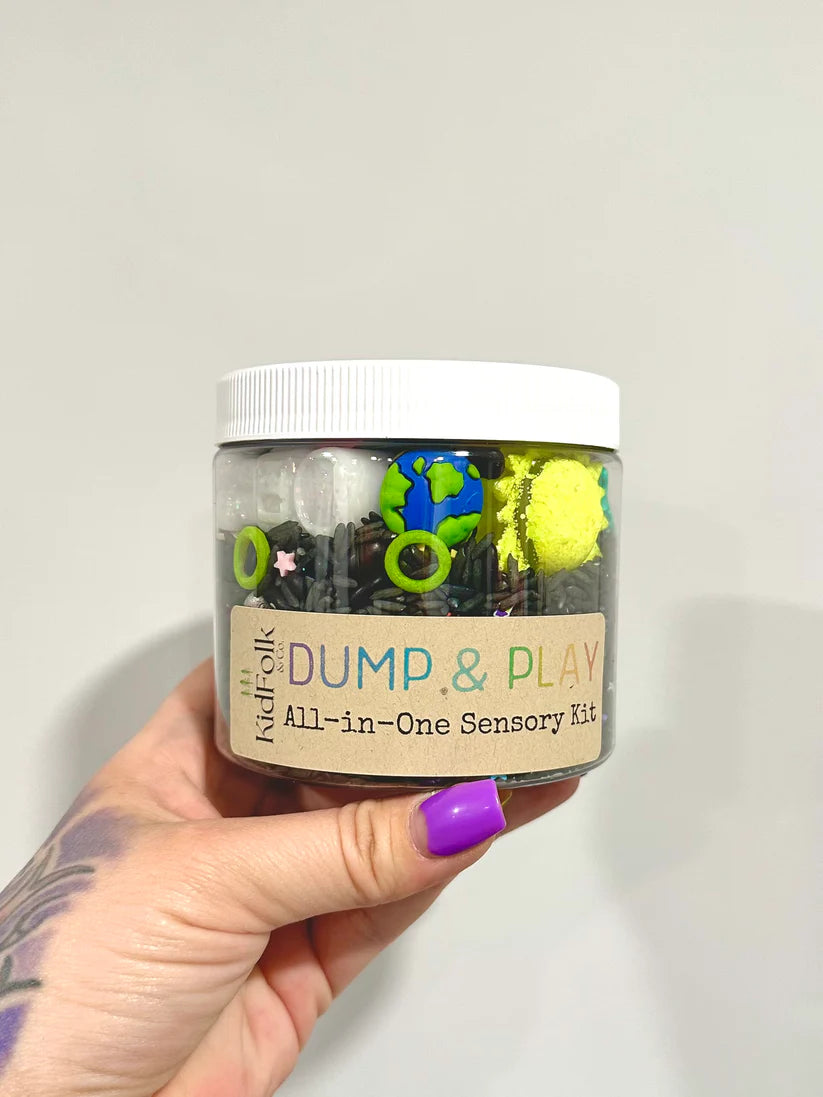 Outerspace Dump & Play Sensory Kit Mini