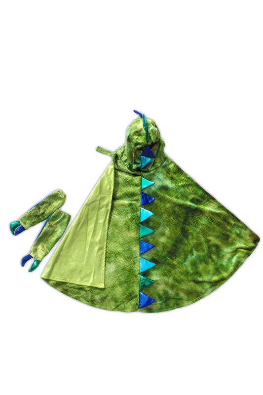 Green Dragon Cape with Claws (5-6 Years)