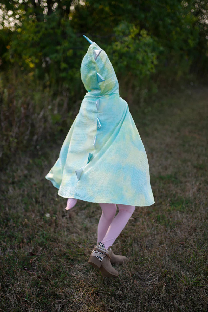 Rainbow Reversible Unicorn Dragon Cape (3-4 Years)