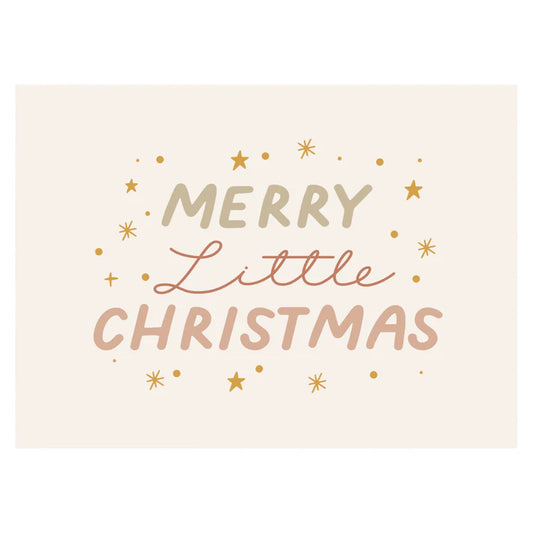 Merry Little Christmas Banner