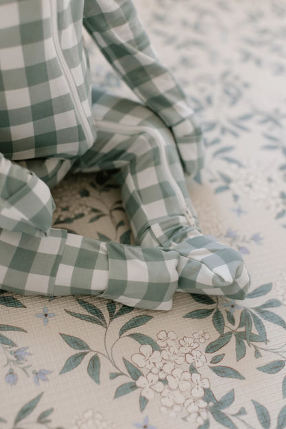 Bamboo Sleeper - Sage Gingham