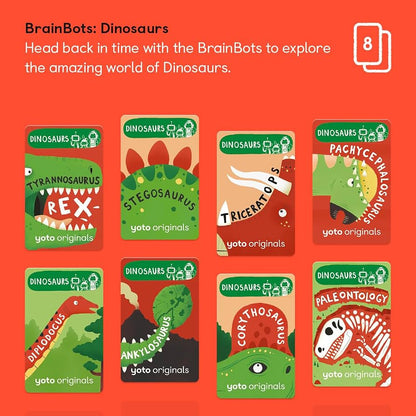 BrainBots: Dinosaurs (8 Cards)