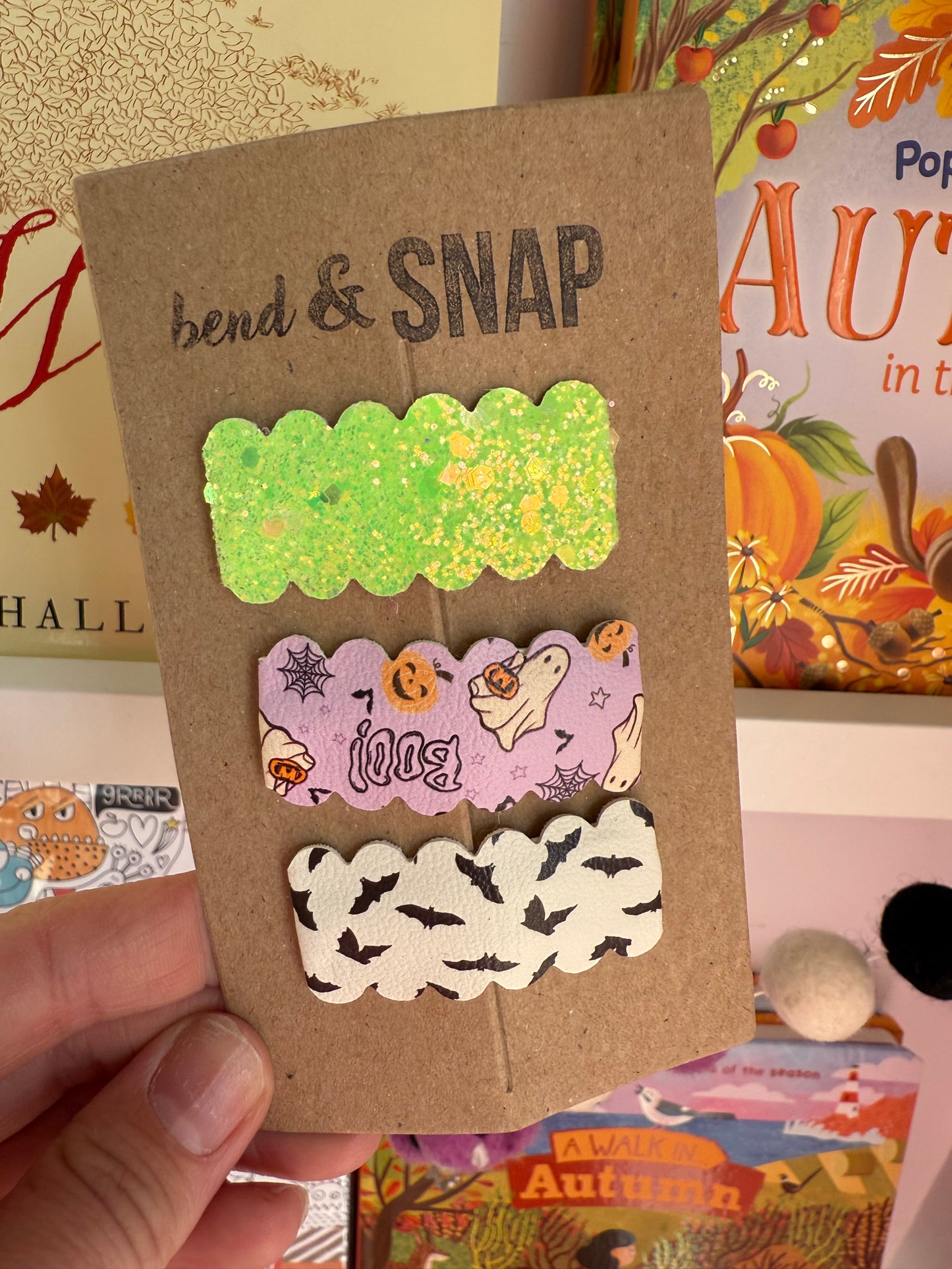 Halloween 3 Pack Snap Clip