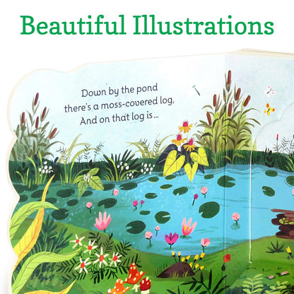 Little Green Frog - Flap Book-