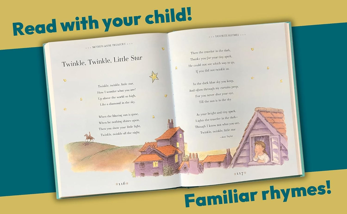 Mother Goose Treasury A Beautiful Collection of Favorite Nursery Rhymes